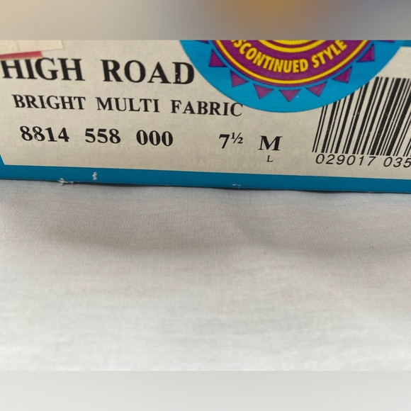 NWT NIB Vintage 80s 90s Fun Color Block Sneakers, Easy Spirit Size 7.5M - Picture 3 of 11